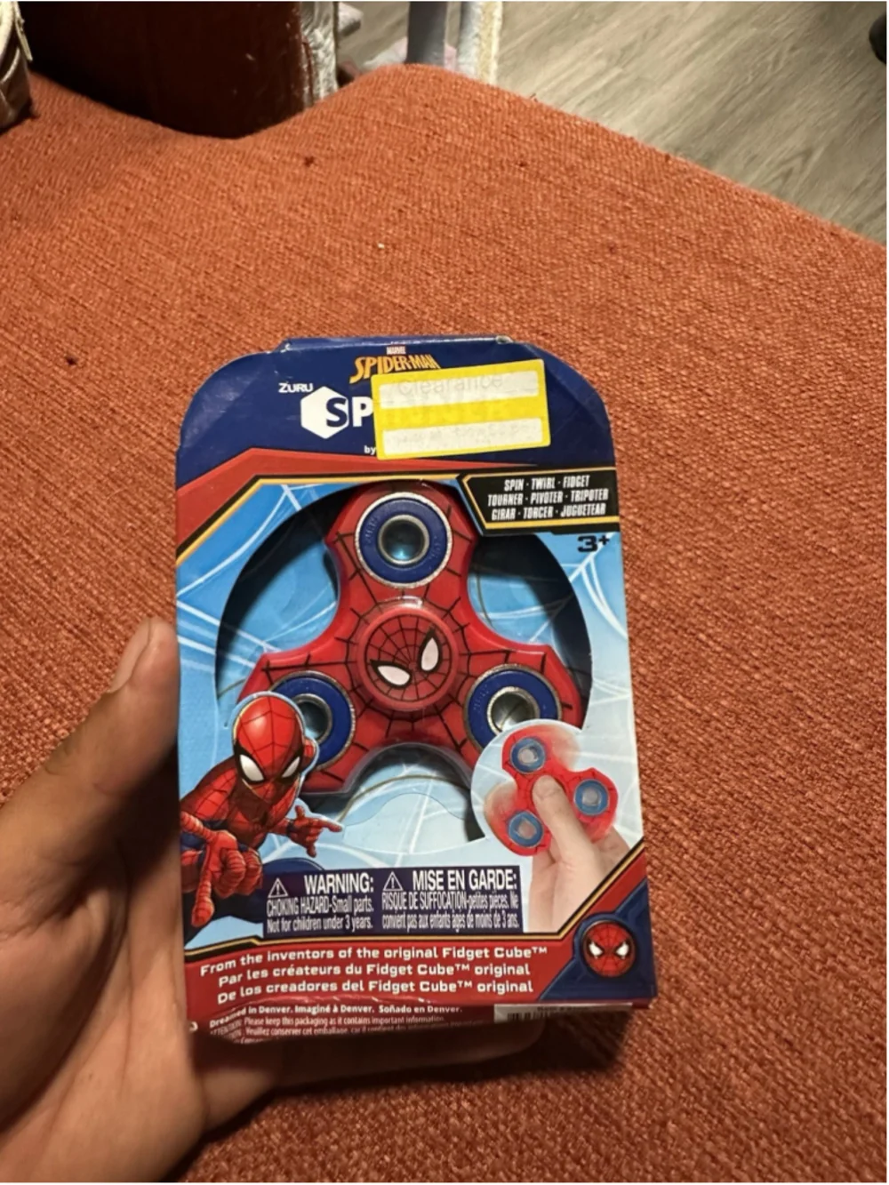 ZURU Marvel Fidget Spinner Lot Spider-Man Batman Captain America 3+
